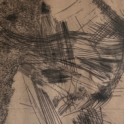 Ulf Trotzig Lithograph close up